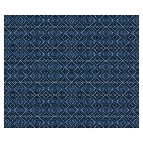 Blue Diamonds Motif Fancy Pattern Design Medium Tote Bag from ArtsNow.com Front