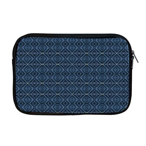 Blue Diamonds Motif Fancy Pattern Design Apple MacBook Pro 17  Zipper Case from ArtsNow.com Front