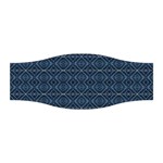 Blue Diamonds Motif Fancy Pattern Design Stretchable Headband
