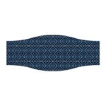 Blue Diamonds Motif Fancy Pattern Design Stretchable Headband