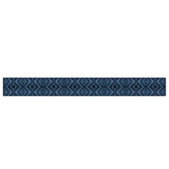 Blue Diamonds Motif Fancy Pattern Design Waist Pouch (Small) from ArtsNow.com Bottom