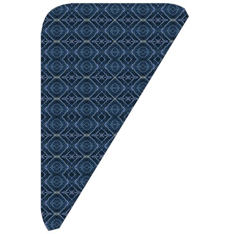 Blue Diamonds Motif Fancy Pattern Design Belt Pouch Bag (Small) from ArtsNow.com Front Right