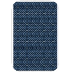 Blue Diamonds Motif Fancy Pattern Design Belt Pouch Bag (Large) from ArtsNow.com Back