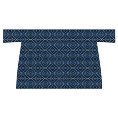 Blue Diamonds Motif Fancy Pattern Design Wristlet Pouch Bag (Small) from ArtsNow.com Back