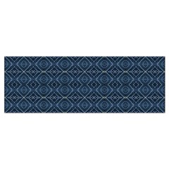 Blue Diamonds Motif Fancy Pattern Design Wristlet Pouch Bag (Small) from ArtsNow.com Bottom