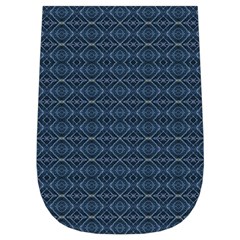 Blue Diamonds Motif Fancy Pattern Design Wristlet Pouch Bag (Small) from ArtsNow.com Left Side