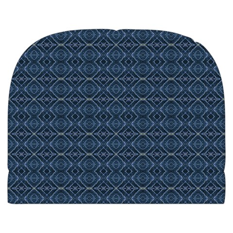 Blue Diamonds Motif Fancy Pattern Design Make Up Case (Small) from ArtsNow.com Back