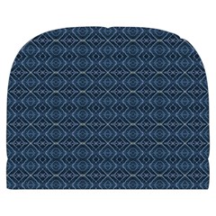 Blue Diamonds Motif Fancy Pattern Design Make Up Case (Large) from ArtsNow.com Back