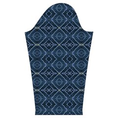 Blue Diamonds Motif Fancy Pattern Design Kids  Midi Sailor Dress from ArtsNow.com Sleeve Right