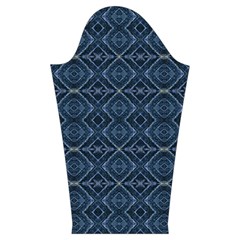 Blue Diamonds Motif Fancy Pattern Design Kids  Midi Sailor Dress from ArtsNow.com Sleeve Left