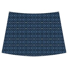 Blue Diamonds Motif Fancy Pattern Design Kids  Midi Sailor Dress from ArtsNow.com Back Skirt