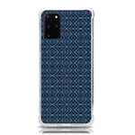 Blue Diamonds Motif Fancy Pattern Design Samsung Galaxy S20Plus 6.7 Inch TPU UV Case