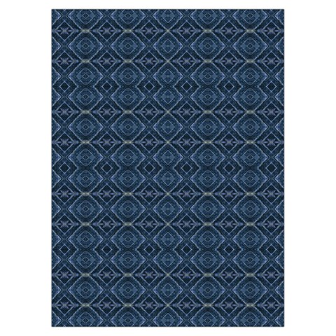 Blue Diamonds Motif Fancy Pattern Design Playing Cards Single Design (Rectangle) with Custom Box from ArtsNow.com Card