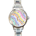 Background Abstract Wallpaper Round Italian Charm Watch