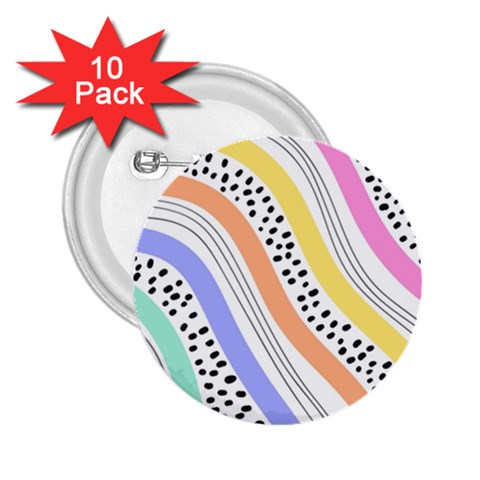 Background Abstract Wallpaper 2.25  Buttons (10 pack)  from ArtsNow.com Front