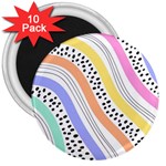 Background Abstract Wallpaper 3  Magnets (10 pack) 