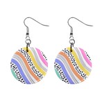 Background Abstract Wallpaper Mini Button Earrings