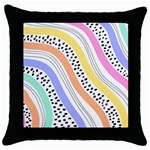 Background Abstract Wallpaper Throw Pillow Case (Black)