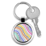 Background Abstract Wallpaper Key Chain (Round)