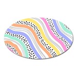 Background Abstract Wallpaper Oval Magnet