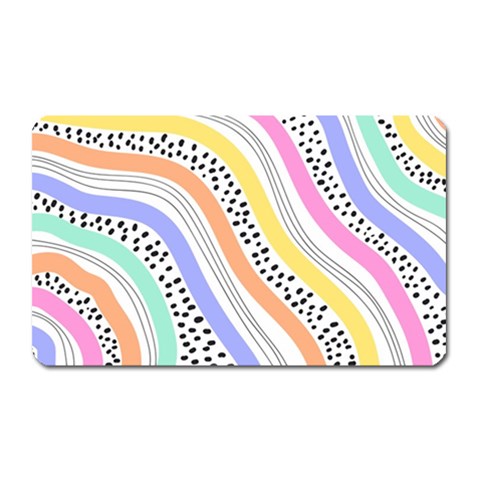 Background Abstract Wallpaper Magnet (Rectangular) from ArtsNow.com Front