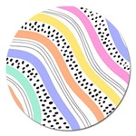 Background Abstract Wallpaper Magnet 5  (Round)