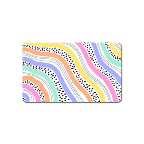 Background Abstract Wallpaper Magnet (Name Card) from ArtsNow.com Front