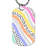 Background Abstract Wallpaper Dog Tag (One Side)