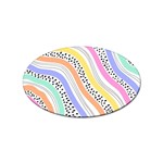 Background Abstract Wallpaper Sticker Oval (10 pack)