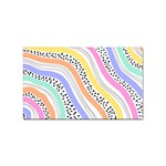 Background Abstract Wallpaper Sticker Rectangular (10 pack)