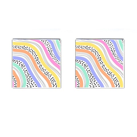 Background Abstract Wallpaper Cufflinks (Square) from ArtsNow.com Front(Pair)