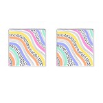 Background Abstract Wallpaper Cufflinks (Square)