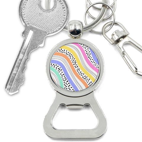 Background Abstract Wallpaper Bottle Opener Key Chain from ArtsNow.com Front
