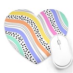 Background Abstract Wallpaper Heart Mousepad