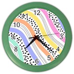 Background Abstract Wallpaper Color Wall Clock