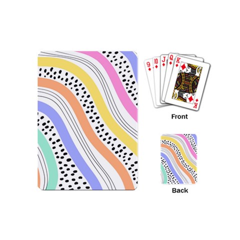 Background Abstract Wallpaper Playing Cards Single Design (Mini) from ArtsNow.com Back