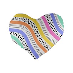 Background Abstract Wallpaper Standard 16  Premium Heart Shape Cushions from ArtsNow.com Back