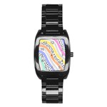 Background Abstract Wallpaper Stainless Steel Barrel Watch