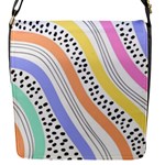 Background Abstract Wallpaper Flap Closure Messenger Bag (S)