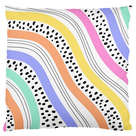 Background Abstract Wallpaper Large Premium Plush Fleece Cushion Case (One Side) from ArtsNow.com Front