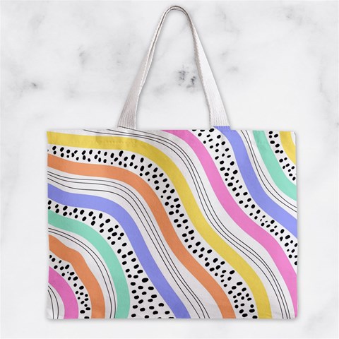 Background Abstract Wallpaper Zipper Mini Tote Bag from ArtsNow.com Front