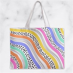 Background Abstract Wallpaper Zipper Mini Tote Bag from ArtsNow.com Back