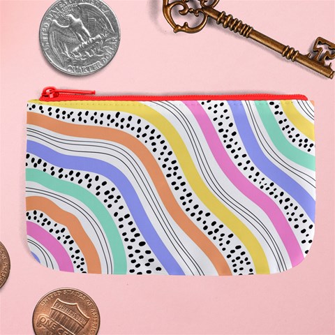 Background Abstract Wallpaper Large Coin Purse from ArtsNow.com Front