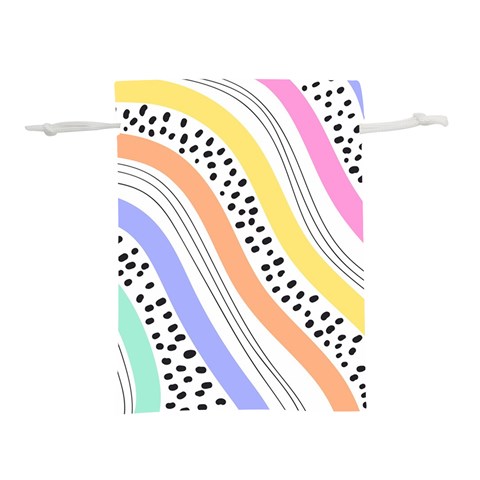 Background Abstract Wallpaper Lightweight Drawstring Pouch (S) from ArtsNow.com Front