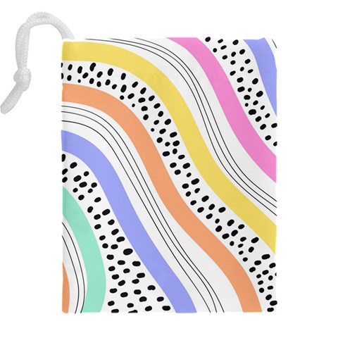 Background Abstract Wallpaper Drawstring Pouch (4XL) from ArtsNow.com Back