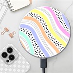 Background Abstract Wallpaper Wireless Fast Charger(White)