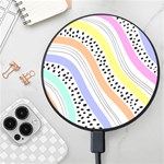 Background Abstract Wallpaper Wireless Fast Charger(Black)