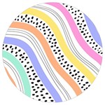 Background Abstract Wallpaper Round Trivet