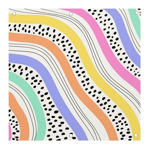 Background Abstract Wallpaper Banner and Sign 3  x 3  from ArtsNow.com Front
