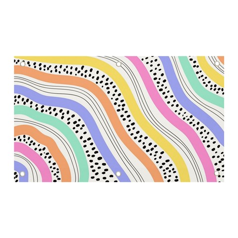 Background Abstract Wallpaper Banner and Sign 5  x 3  from ArtsNow.com Front